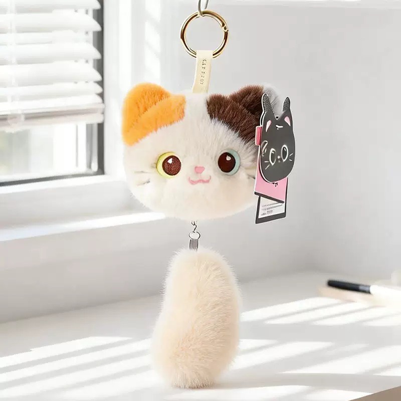 MÓC KHOÁ MÈO TAM THỂ ĐUÔI DÀI