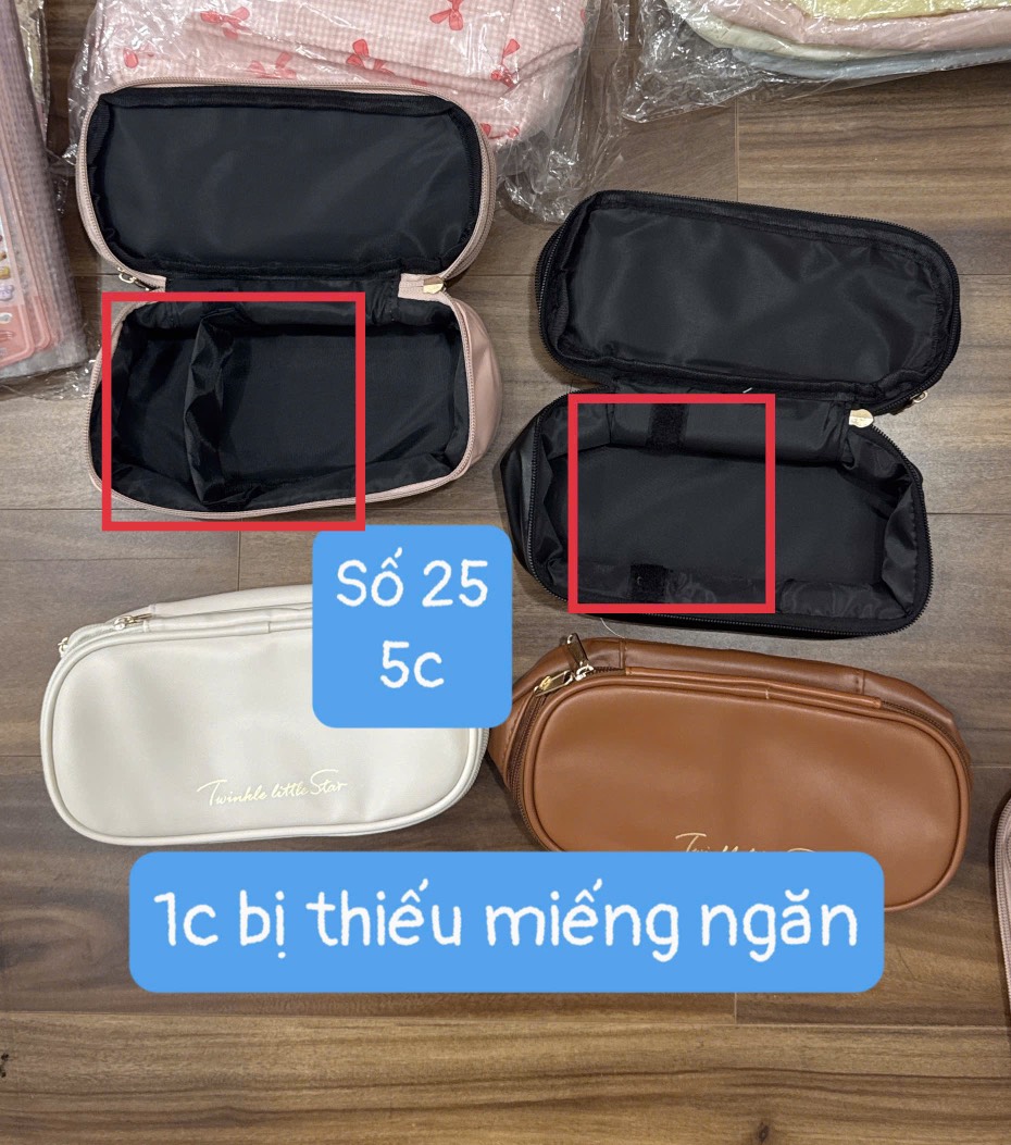 TÚI MỸ PHẨM ĐA NĂNG 4 MÀU