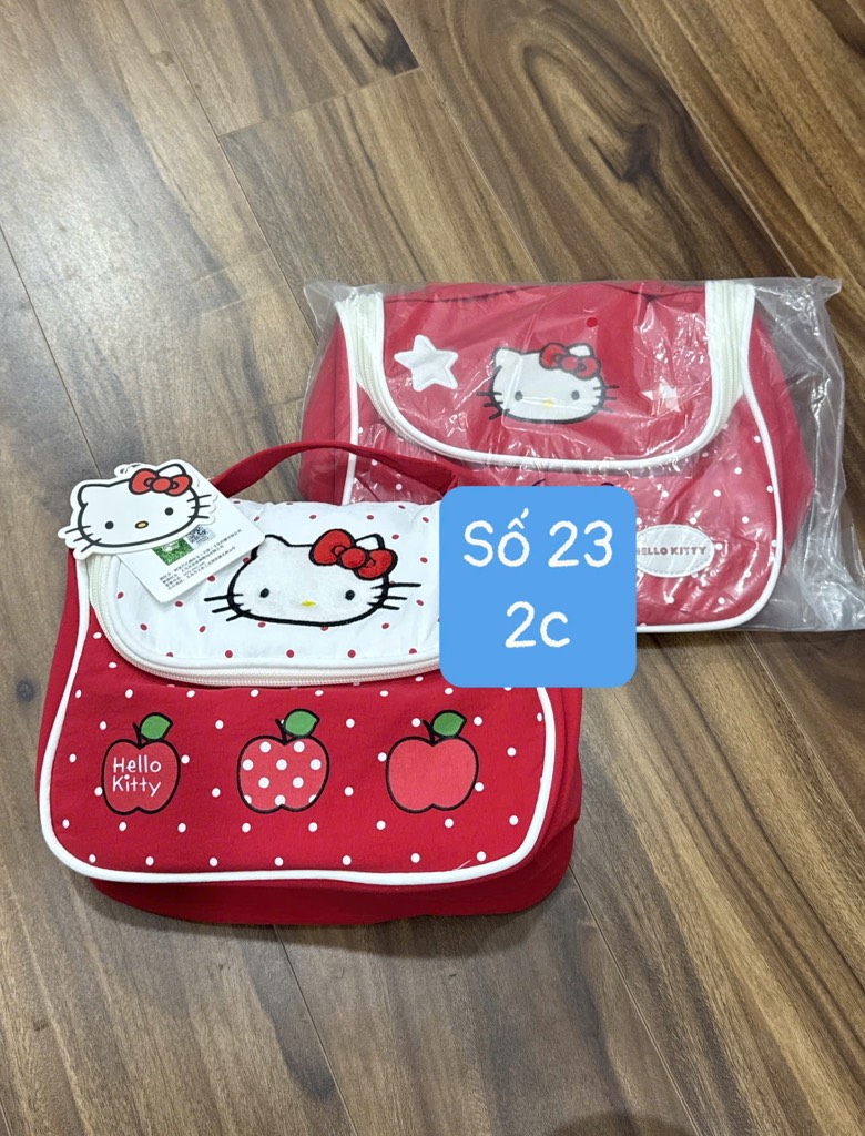 TÚI ĐỰNG MỸ PHẨM KITTY FULL TAG
