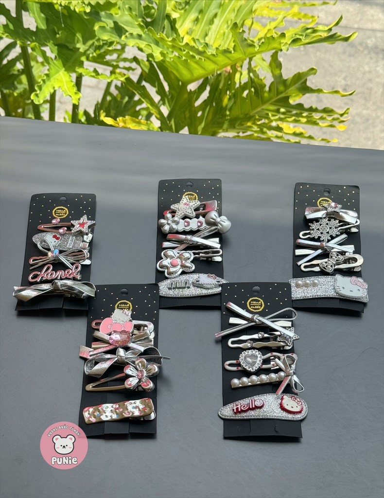 SET 5 KẸP BẠC