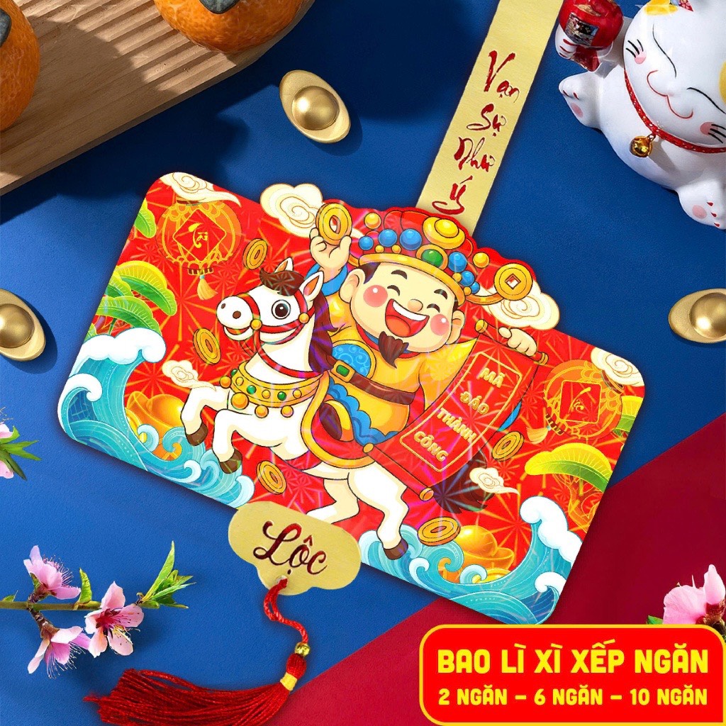 LIXI26-LIXI XẾP 4 NGĂN