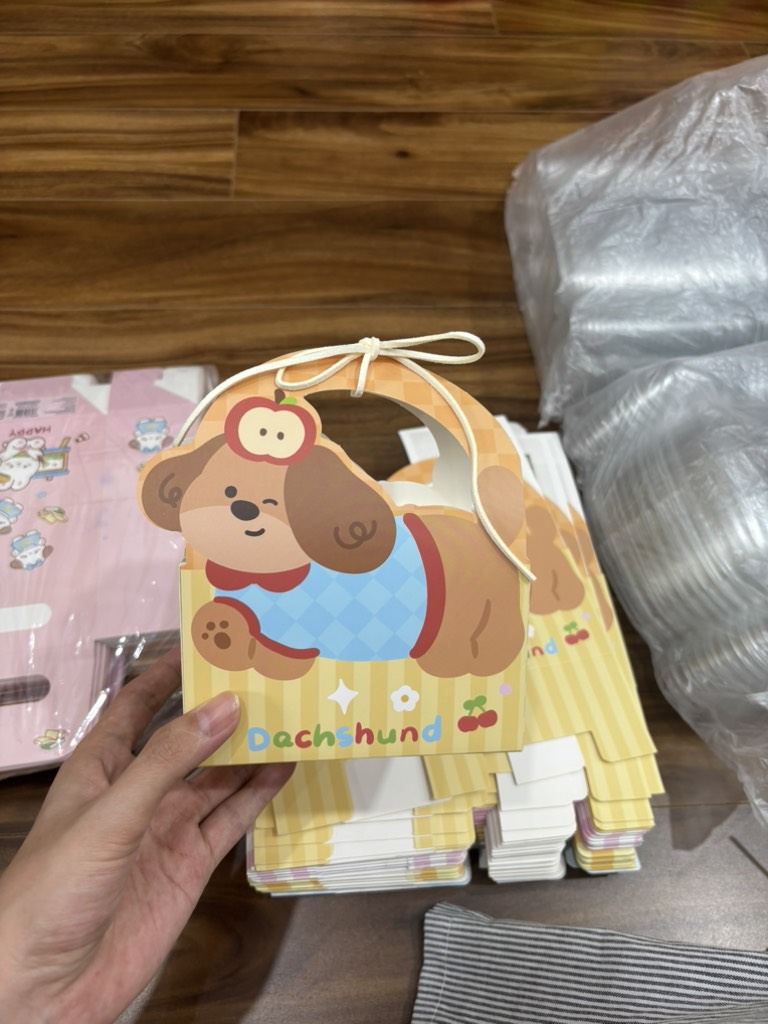 HỘP QUÀ CÚN NƠ MINI