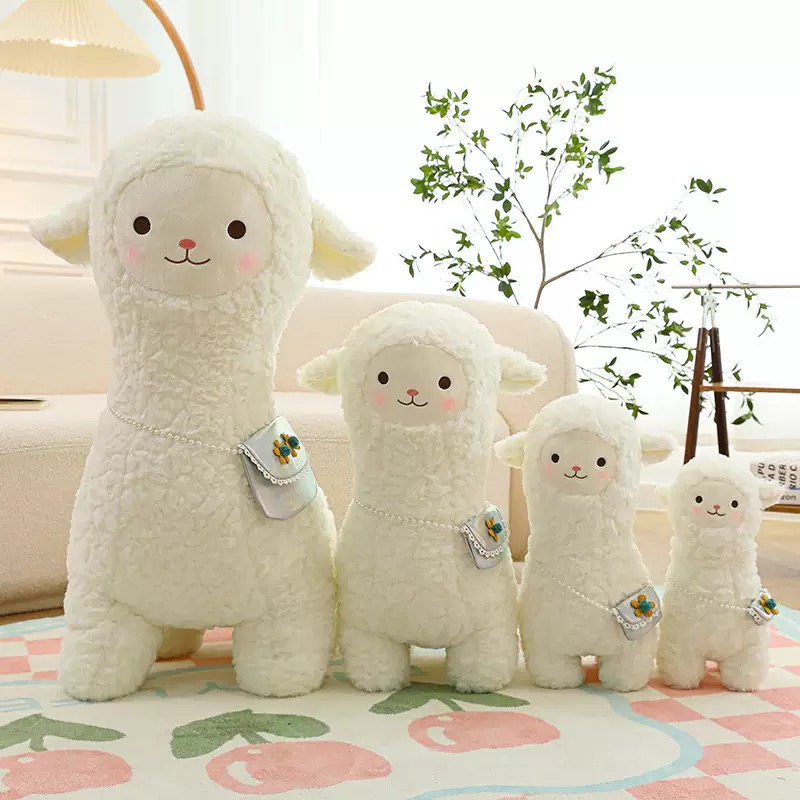 GẤU BÔNG LẠC ĐÀ MANG TÚI 40CM