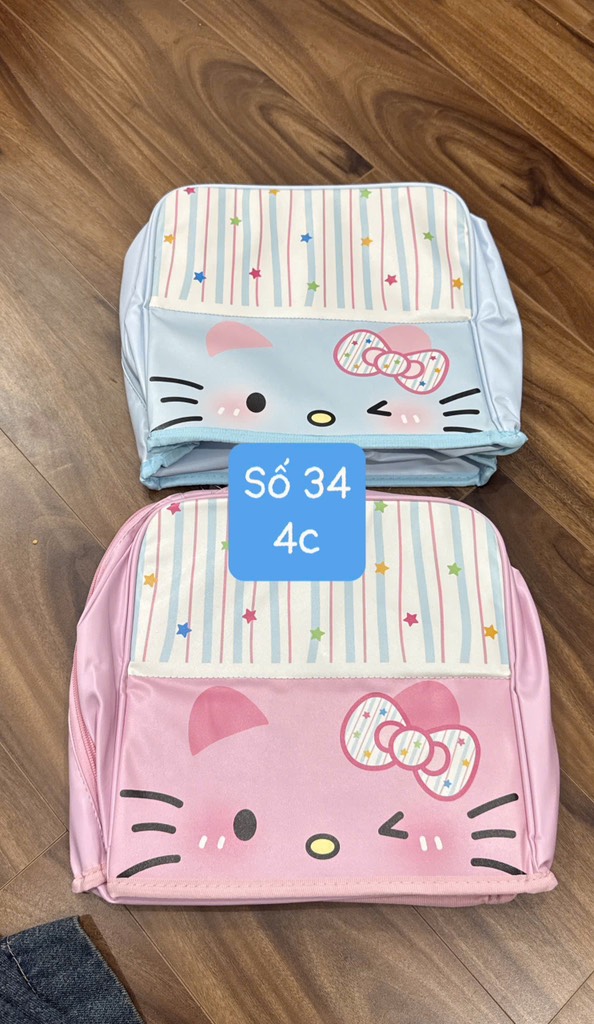 TÚI ĐỰNG MỸ PHẨM KITTY DÁNG VUÔNG LỚN