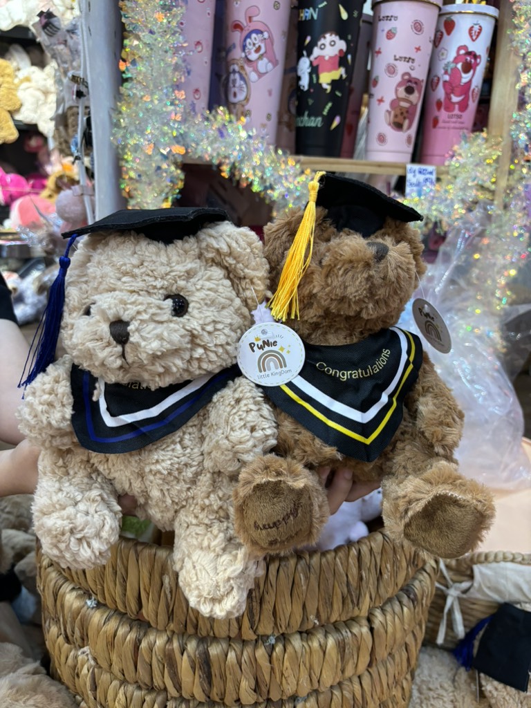 GẤU TỐT NGHIỆP MANG YẾM 25CM