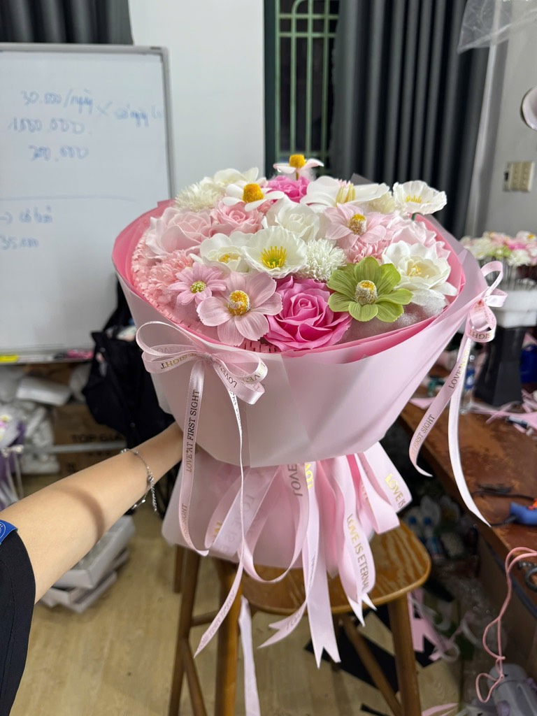 PNVN26-BÓ HOA GARDEN HỒNG MỚI 339K