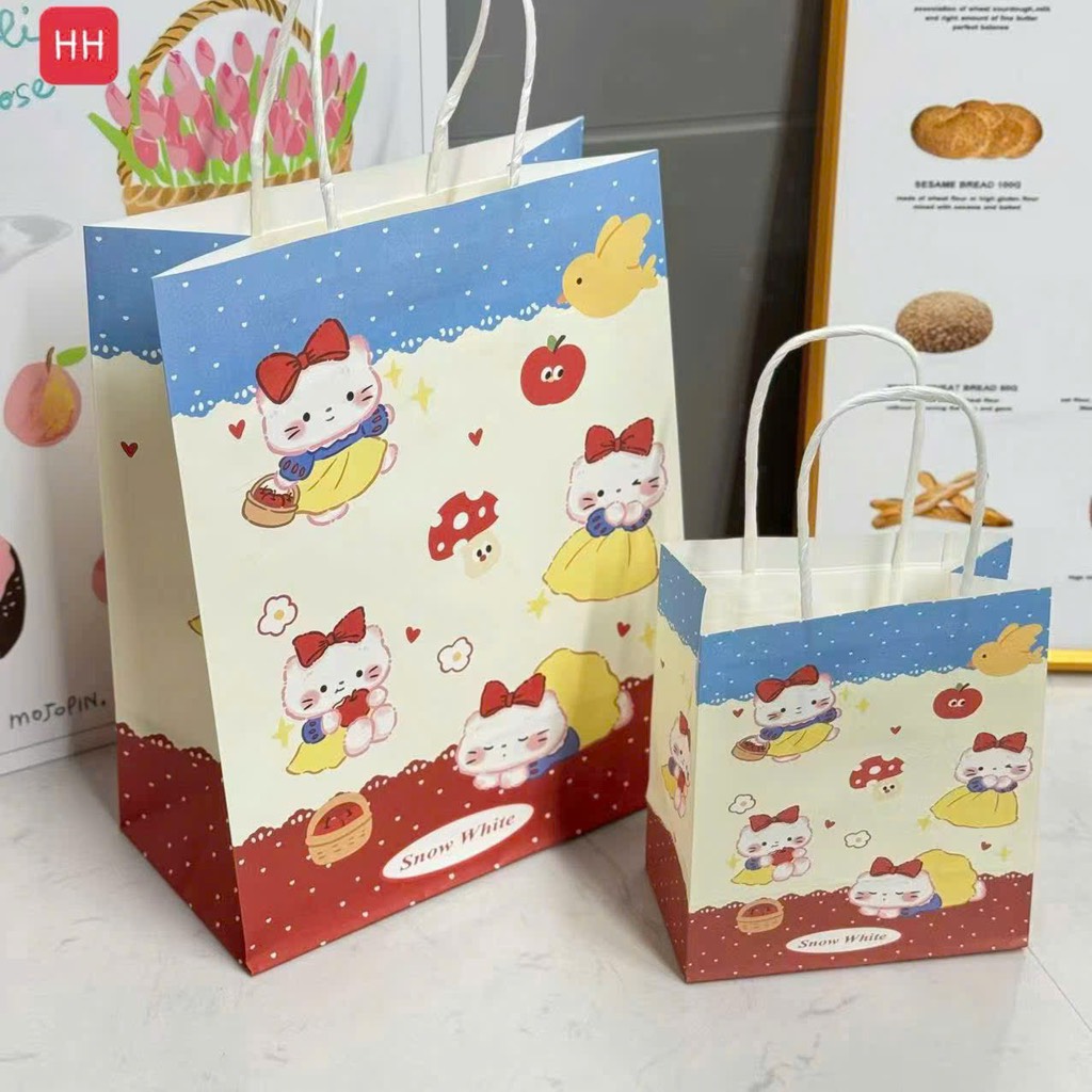 TÚI GIẤY MỎNG SIZE NHỎ 14x12x7CM