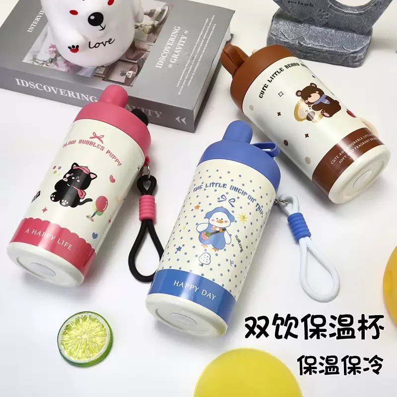 LY INOX 316 NÂU ĐỎ XANH 600ML