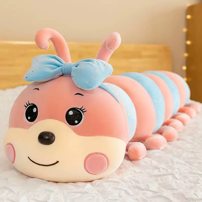 SÂU MÁ HỒNG ĐEO NƠ QC HỒNG 80CM