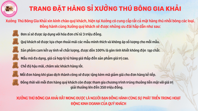 SHOP THÚ BÔNG GIA KHẢI